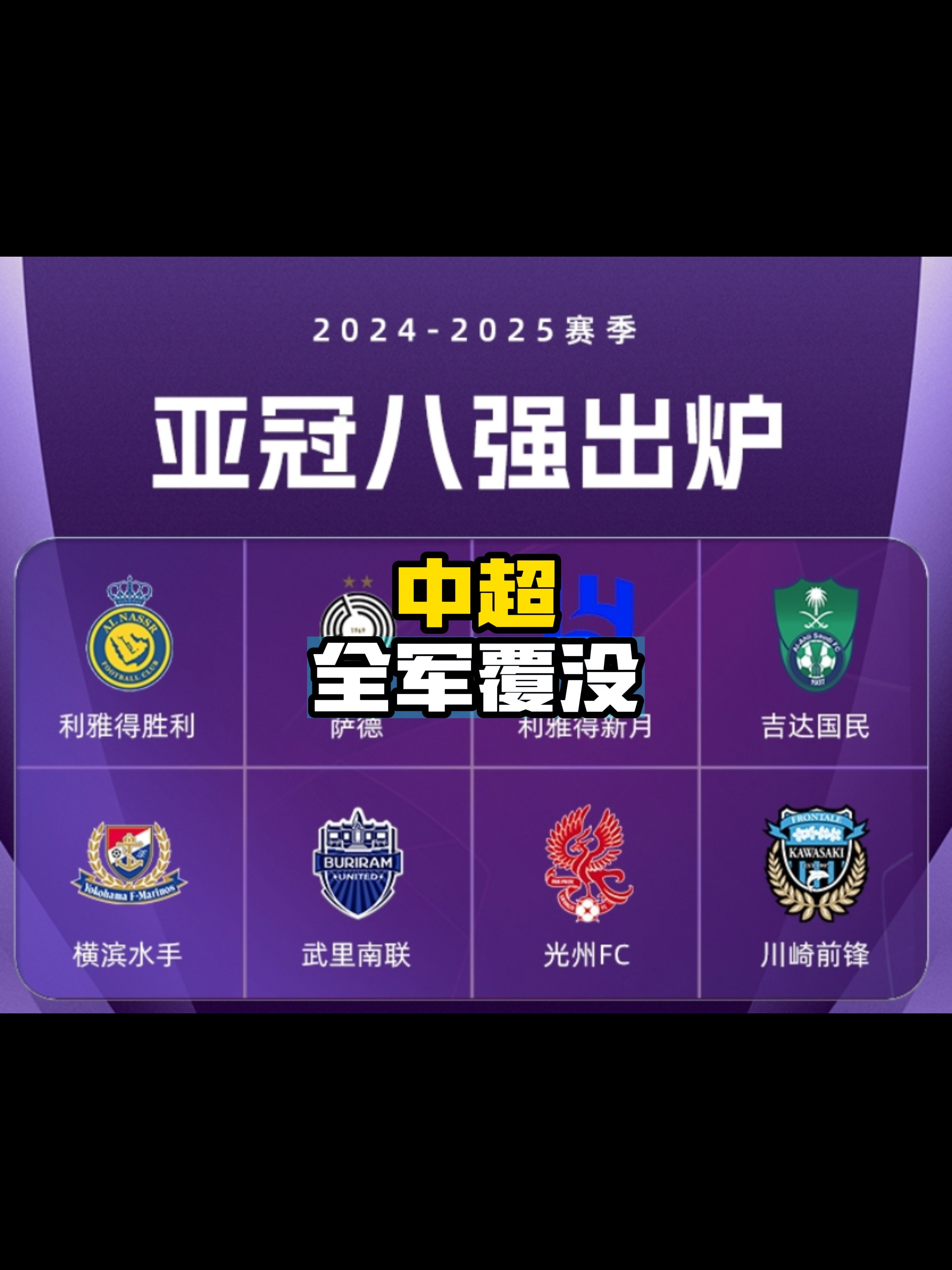 C罗征战亚冠二！亚足联公布亚冠名单：中超4队，